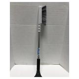 Gray auto ice scraper snow brush combo