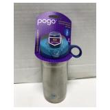 Pogo 12oz leak proof metal travel water bottle