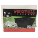 Football shape ice cube maker