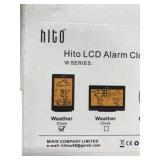 Hito LCD weather station alarm clock