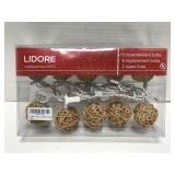 Decorative ball string light set