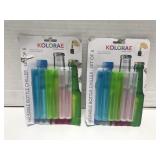 Two packs of 6 reusable bottle chiller sticks