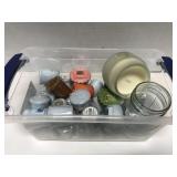 Lot of Yankee candle votives and mason jar