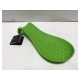 Farberware green silicone spoon rest