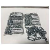 Lot of six 30in dog collar chains