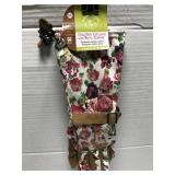 Ladies garden gloves w/ arm saver cuffs, size M