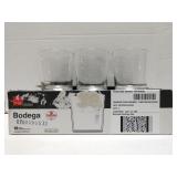 Bodega 12oz clear glass tumblers 10 pack