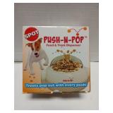 Spot push-n-pop food and treat dispenser