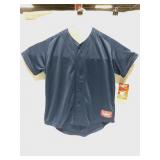 Rawlings youth XL Pro Dri blue baseball jersey
