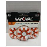 Rayovac 23 pack hearing aid batteries