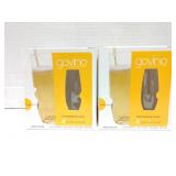 Covino 8 ounce plastic champagne flutes