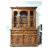 Thomasville two-piece china cabinet