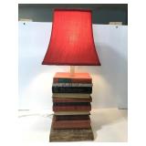 Handmade re-purposed vintage book lamp