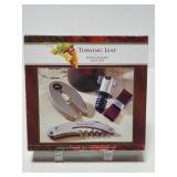 Wine lover Turning Leaf wine tool gift set