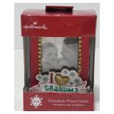 I love Grandma photo ornament in box