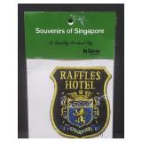 Souvenirs of Singapore Raffles Hotel patch