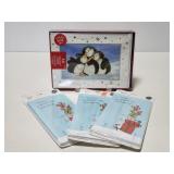 Sealed Penguin holiday Christmas greeting cards