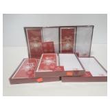 Nine boxes sealed snowflake holiday greeting cards