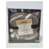 Soft & Cozy throw and Bootie medium set