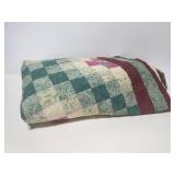 Handmade queen size quilt