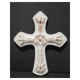 Glazed terracotta cross