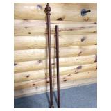 Lot of 6 New 4ft curtain rods w/4 4ft extensions