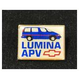 Vintage Lumina APV mini van soccer mom pin