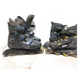 Lot of 2 pairs of roller blades