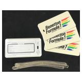 Benetton Formula 1 racing team luggage tags