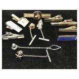 Assorted tie clip collection