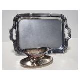 Tray and gravy boat