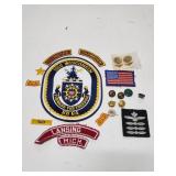 Military patches and buttons