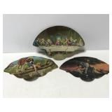 Old advertising lithograph fans
