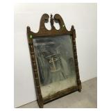 Antique wall mirror barn find