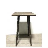 Antique wooden table stand