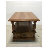 Wooden end table
