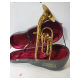 Vintage H.N. White Co. "King" baritone w/case