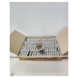 Case of 100 small mint tin/pill boxes; new