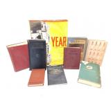 Vintage lot of nine books