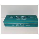 Pall Mall Lights Menthol cigarette carton tin