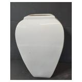 Haeger white ceramic tall vase