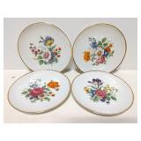4 piece Unique China salad/dessert plates