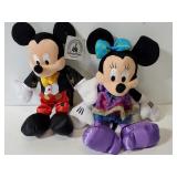 Disney Parks Mickey & Minnie plush dolls