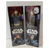 Unopened Star Wars 12" action figures; 2 pcs