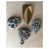 Vintage single shoe clips