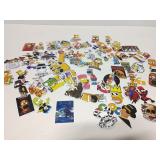 Lot of 70 The Simpsons pop culture stickers