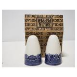 Churchill of England Blue willow shakers