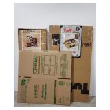 New sealed cardboard storage boxes & uhaul boxes