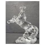 German leaded crystal stallion figurine
