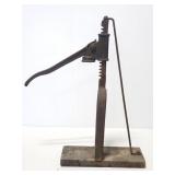 Antique metal wine corker